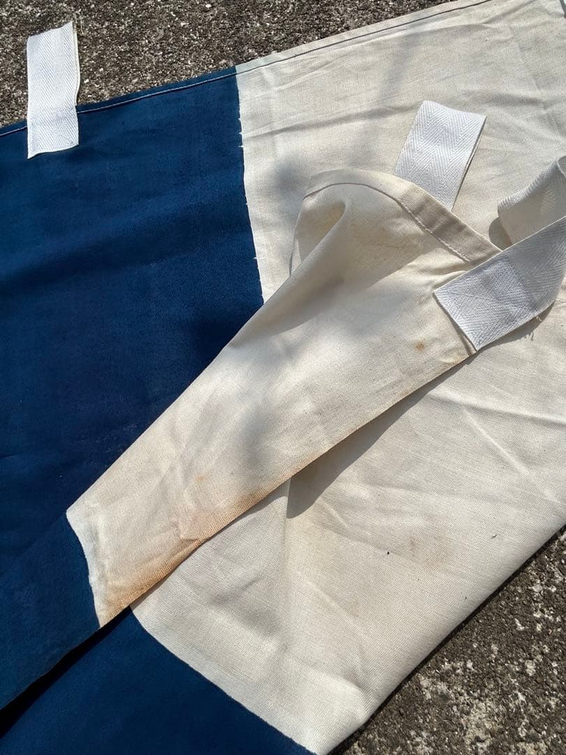 アンティーク リメイク素材 のぼり旗 古布 武者絵 端午の節句 幟旗