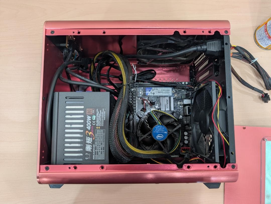 自作PC Win11Pro PentiumG メモリ16GB mini-ITX
