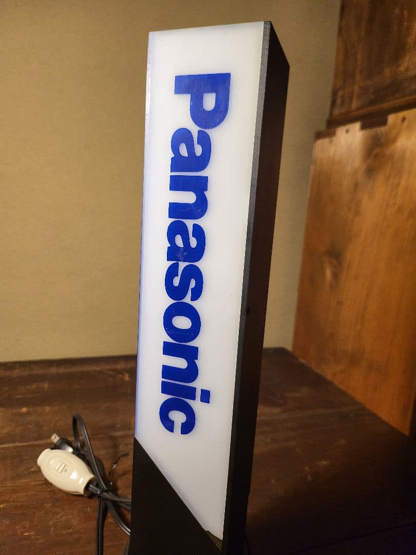 Panasonic　パナソニック　販促用ライト　広告ライト　レトロ　ヴィンテージ