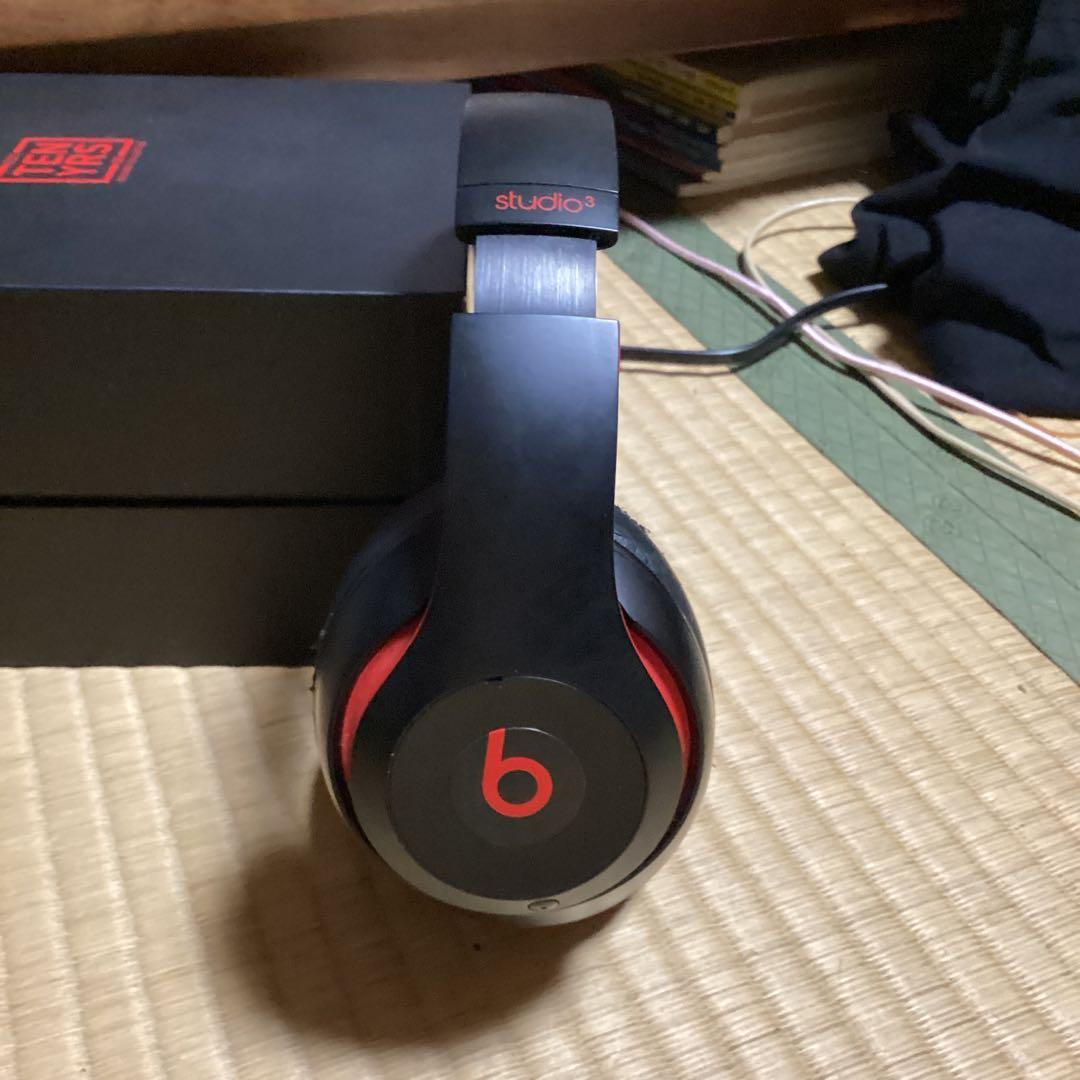 Beats Studio ワイヤレスヘッドホン 黒/赤