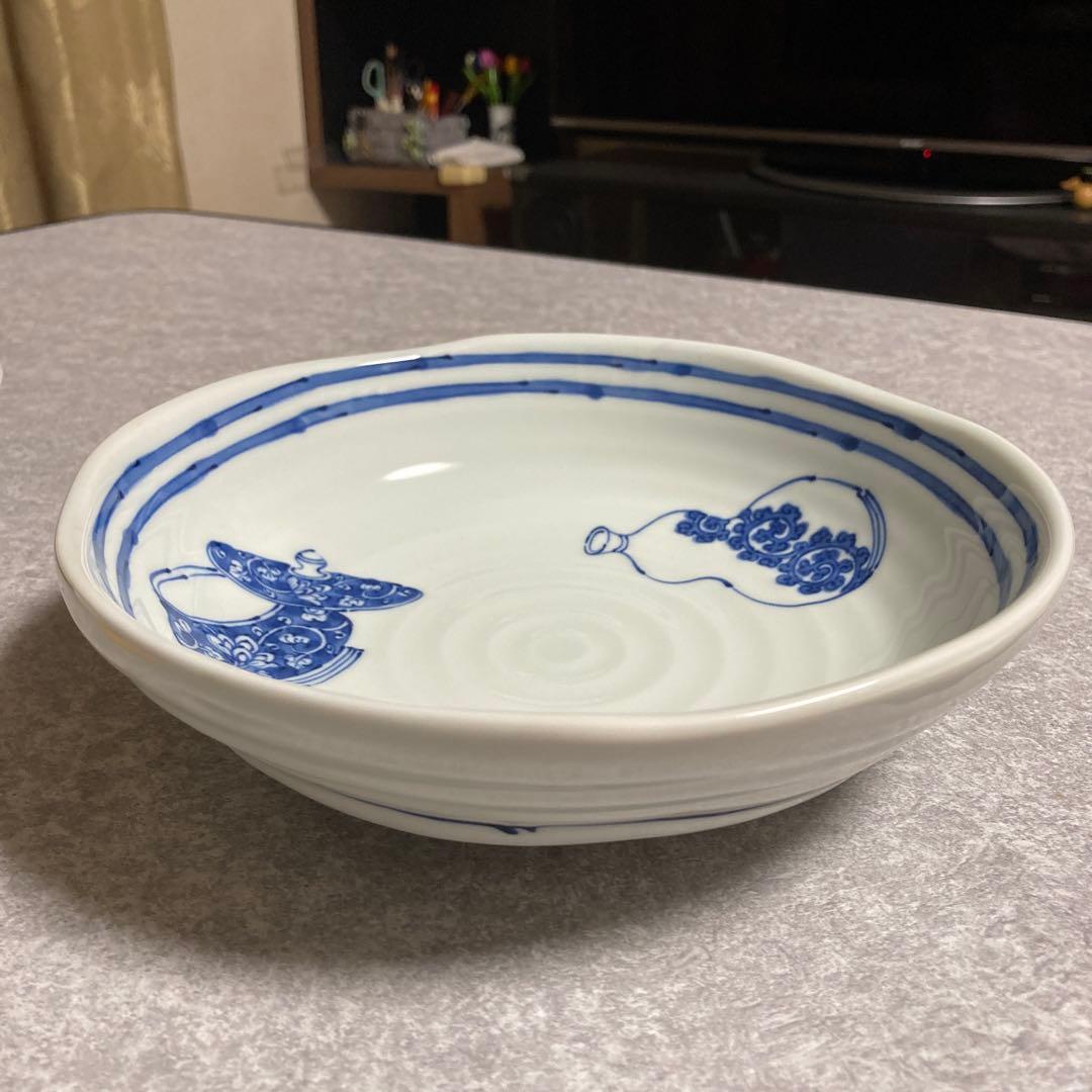 有田焼　時代絵　小鉢　（　取り皿　）（　銘々皿　）　盛り皿　染め付け　絵がわり