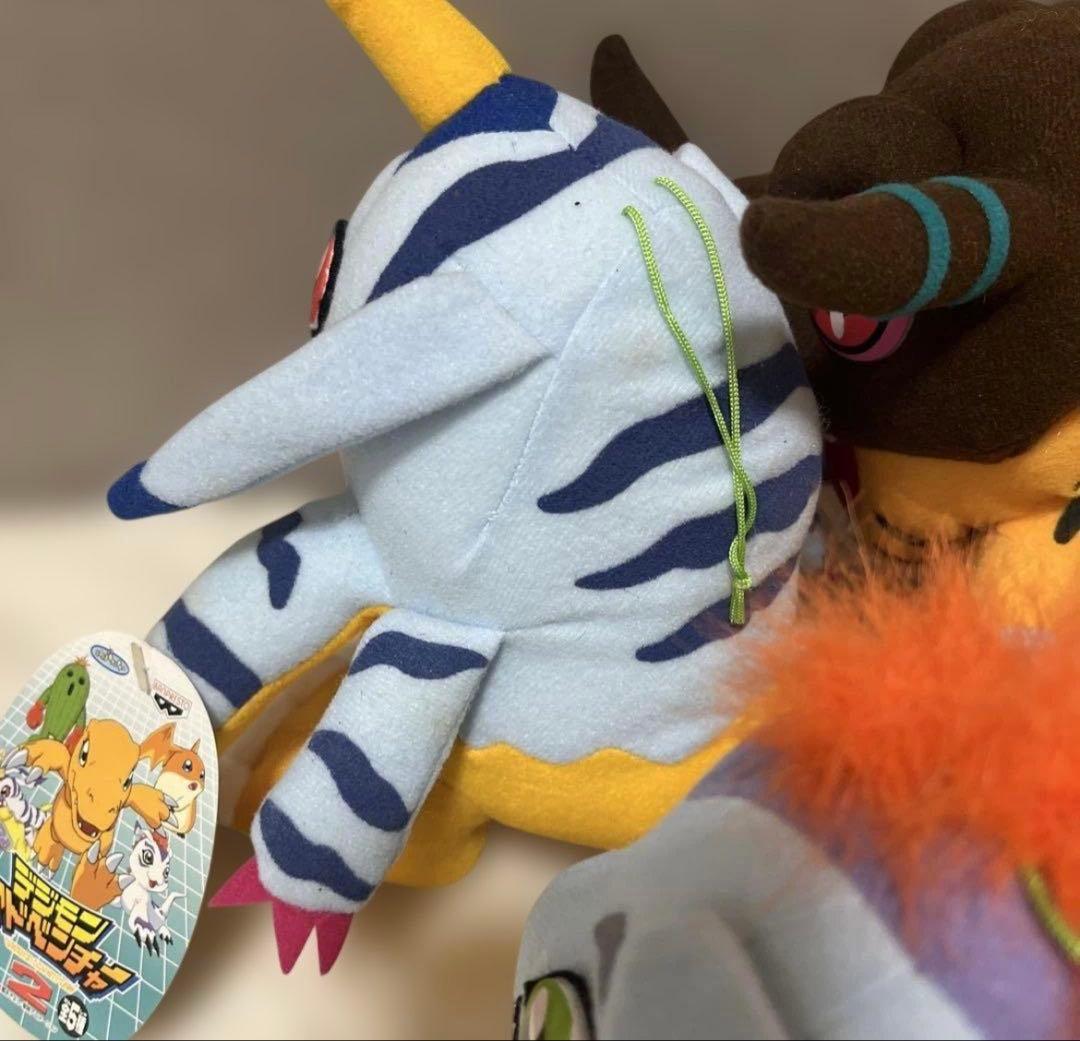 デジモンアドベンチャー2 ぬいぐるみ 全5種 コンプリート タグ付き