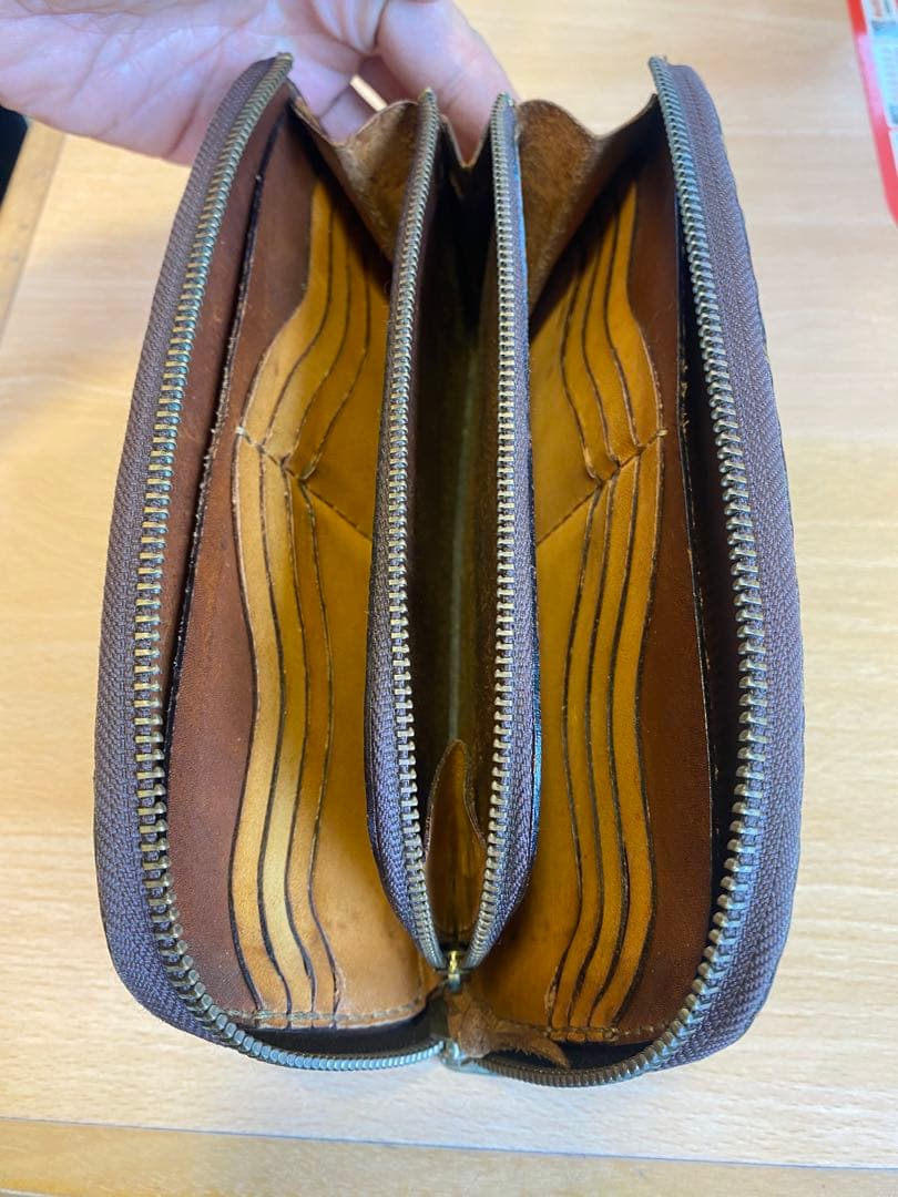 東京で有名な革職『NARROWGATE』長財布1点もの