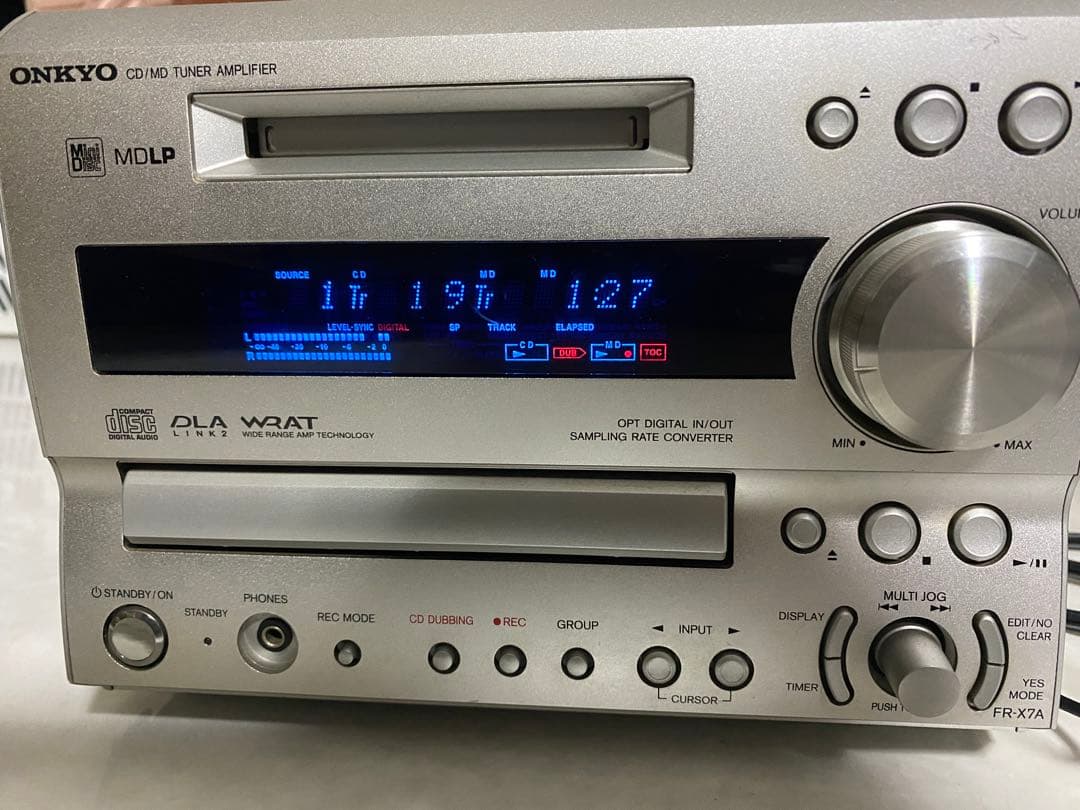 ONKYO CD・MD・ラジオコンポ　動作品