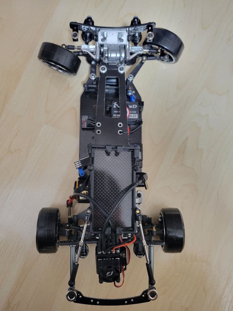 タミヤ　TA02 ドリフト仕様　魔改造　メカ付き　ドリラジ　RWD