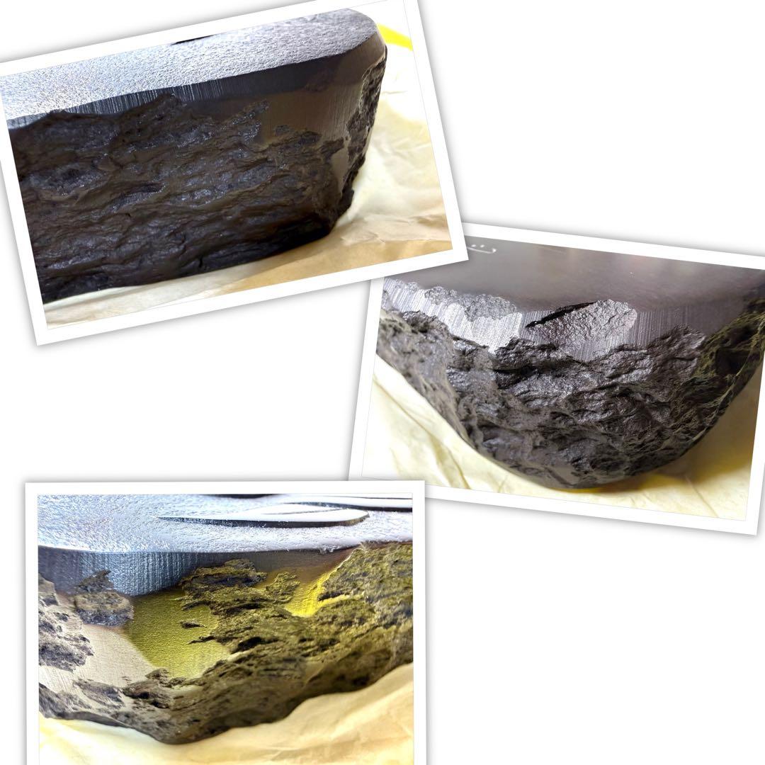 未使用 箱付き 赤間硯 赤間紫金石 昭竜山作 約3キロ