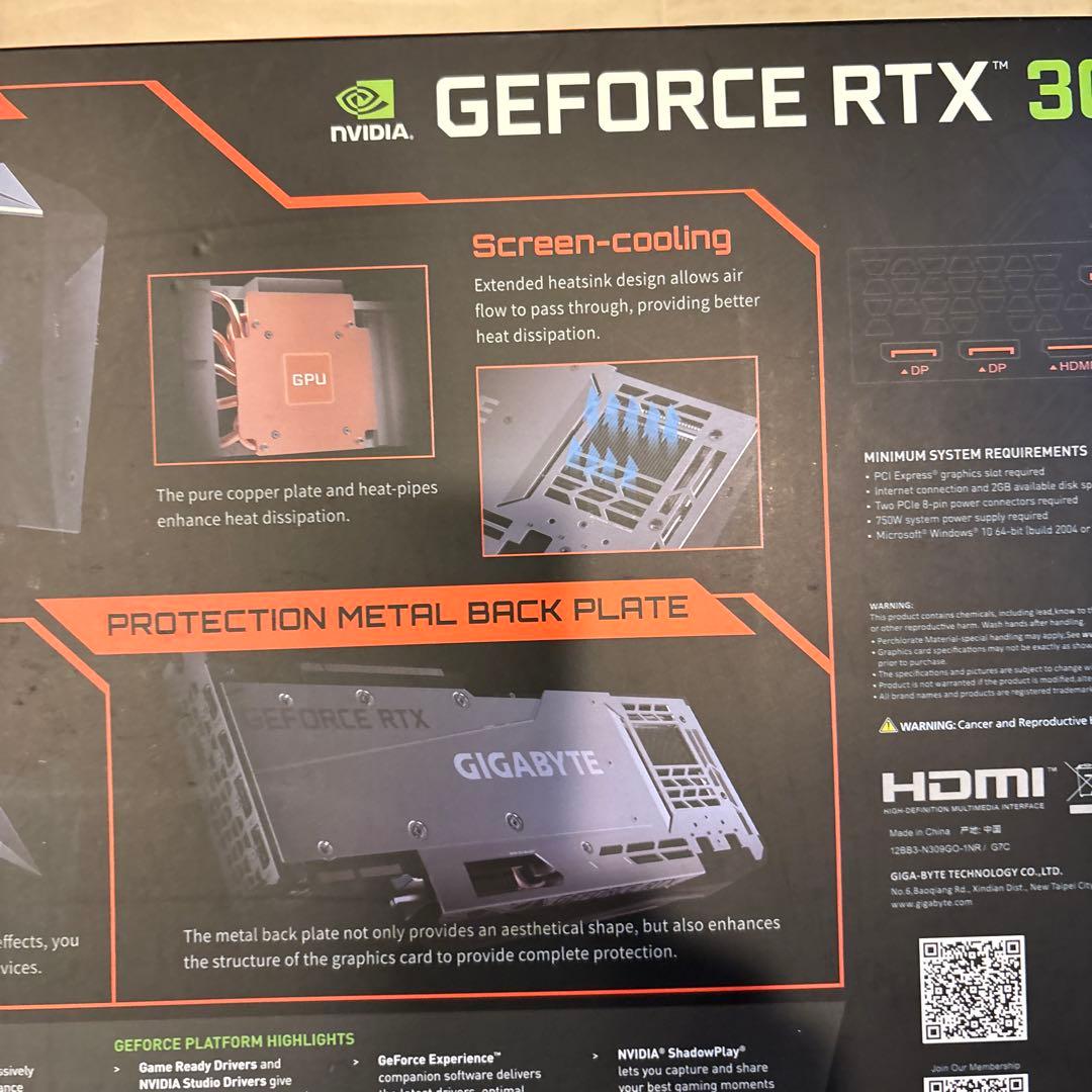 グラフィックボード・グラボ・ビデオカード GIGABYTE GEFORCE RTX 3090 24GB