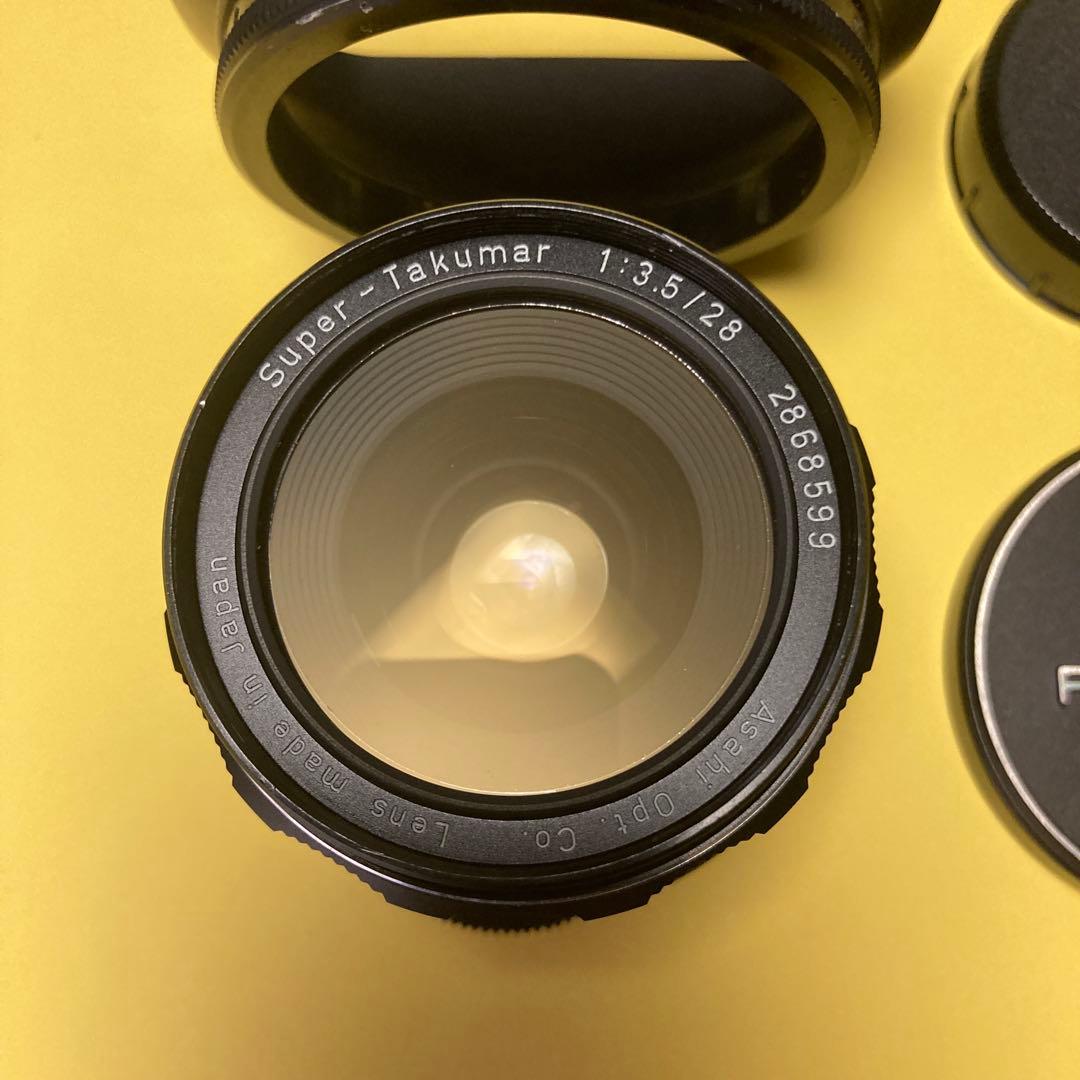 清掃済美品 M42 Super-Takumar 28mm F3.5 角型フード