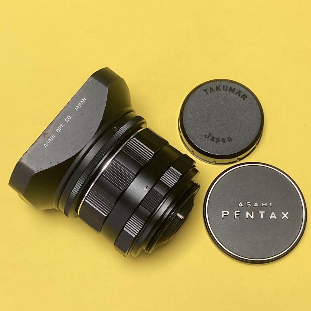 清掃済美品 M42 Super-Takumar 28mm F3.5 角型フード