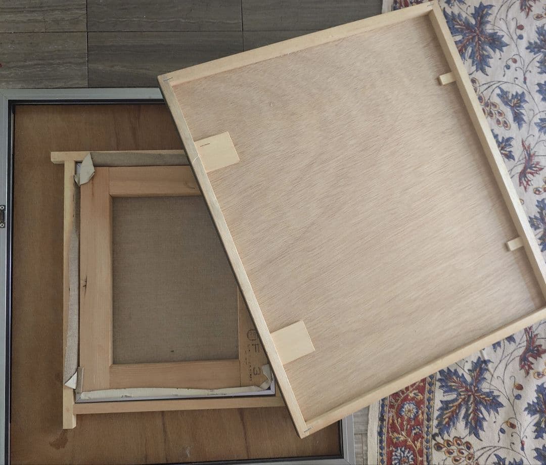 素敵な薔薇の油絵 額付き ☆ 原画 ☆ 画家サインあり 薔薇 油絵 額付 絵画