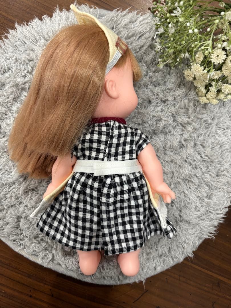 ハンドメイド　親子お揃いエプロン　大人フリーサイズ　子ども120〜130