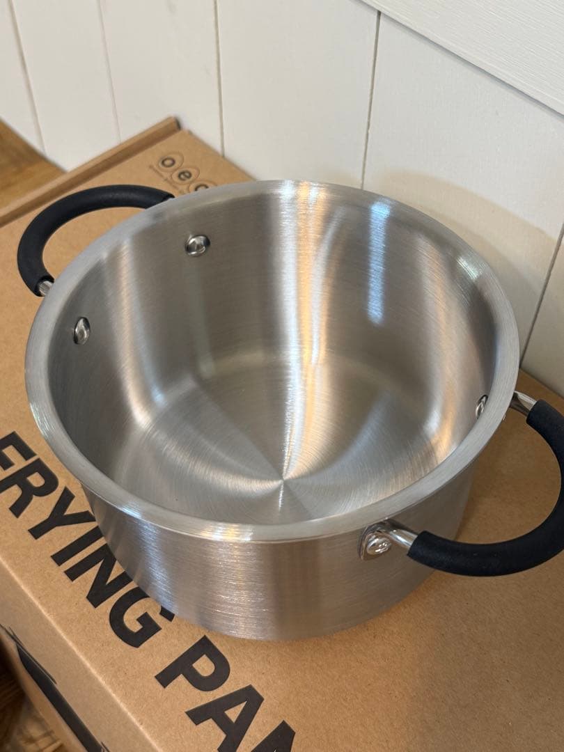 新品 貝印 o.e.c ミニマ 鍋 フライパン３点セット