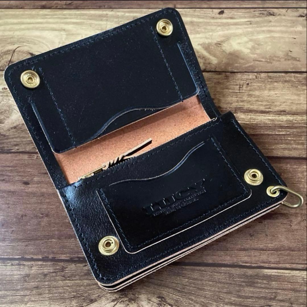 【なー！！断捨離中！】ミドルトラッカーウォレット【お札を折らずに収納】