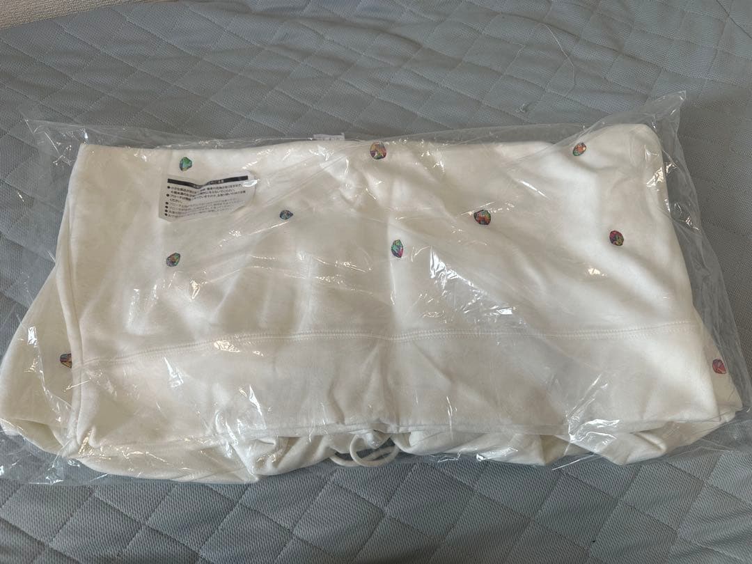 米津玄師　宝石パーカー white Ｌ