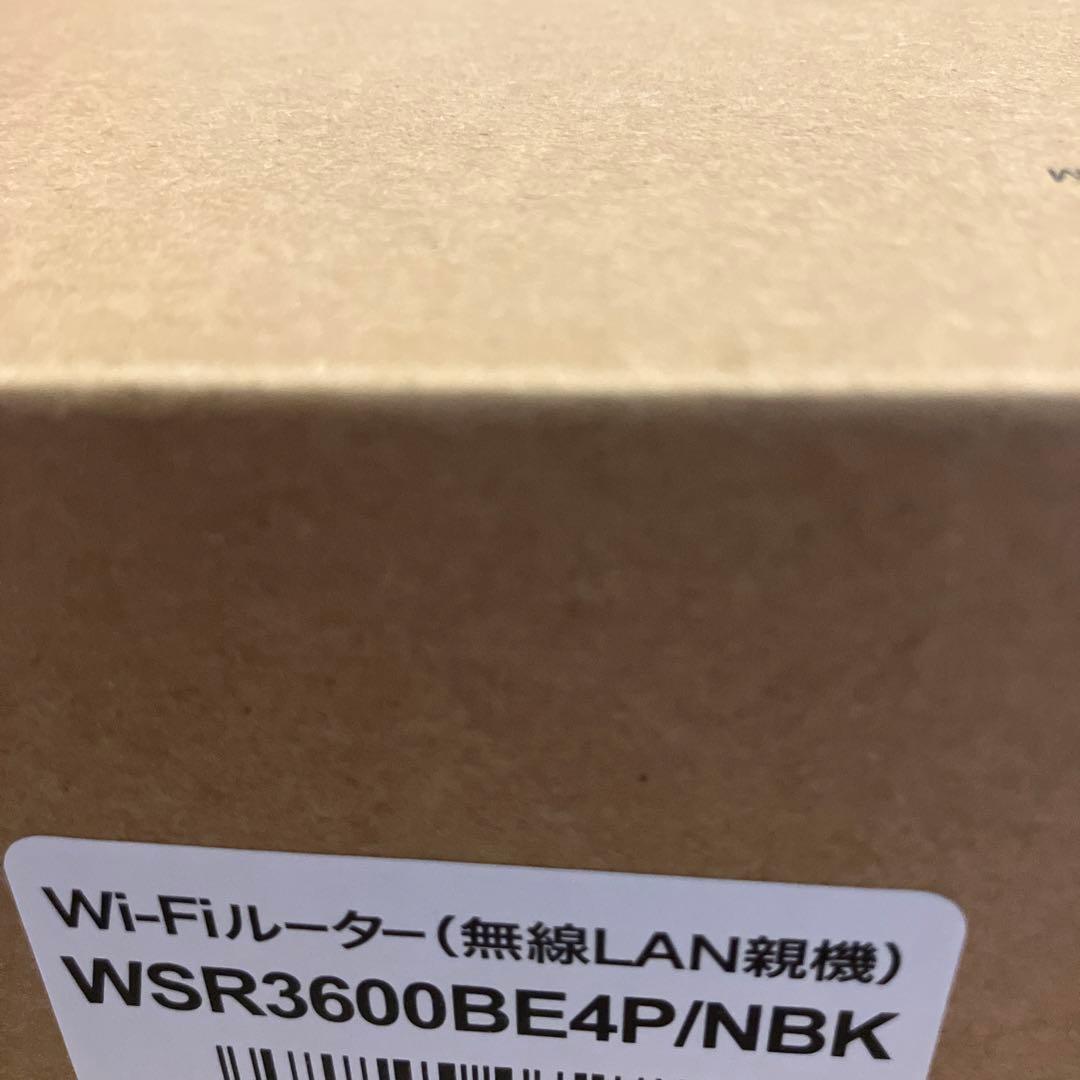 BUFFALO Wi-Fi 7 ルーターWSR3600BE4P/NBK