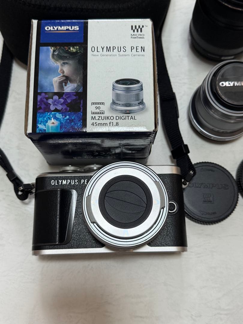 【値下げ】OLYMPUS PEN E-PL9レンズキット+単焦点レンズ