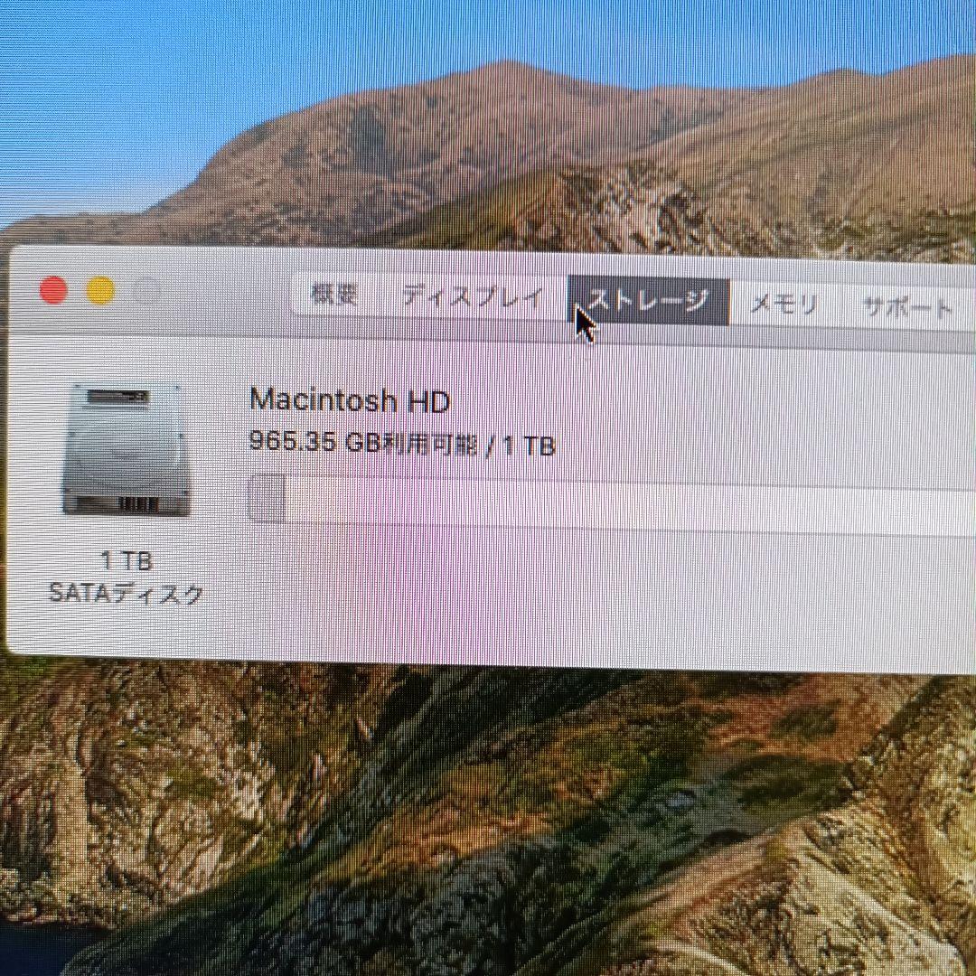 美品 初期化済 21.5 Apple iMac Catalina　2013