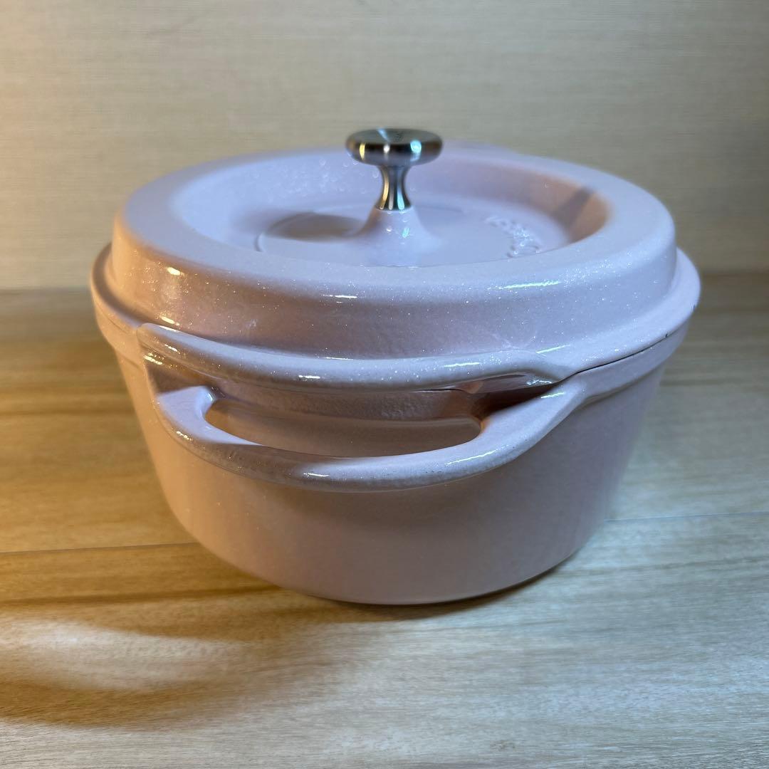 バーミキュラ オーブンポット ラウンド 22cm パールピンク 両手鍋　鍋