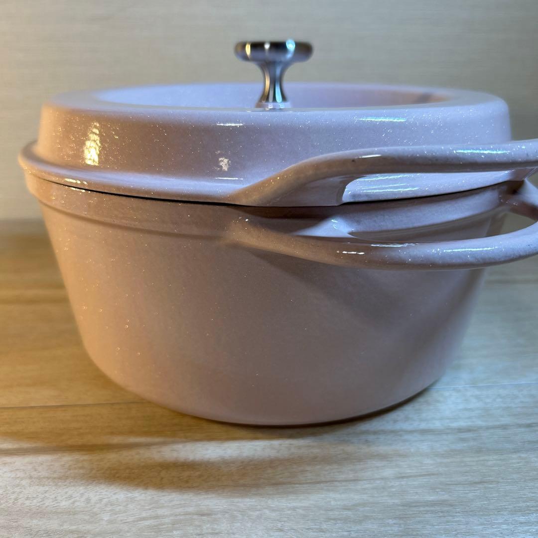 バーミキュラ オーブンポット ラウンド 22cm パールピンク 両手鍋　鍋