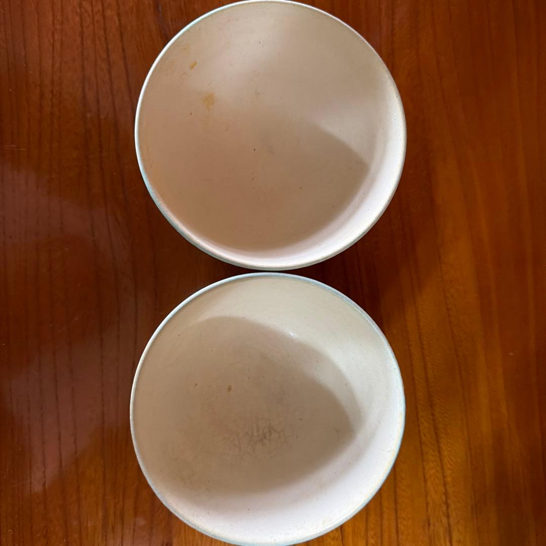 やちむん 大嶺工房 大嶺實清 ペルシャブルー　２個セット