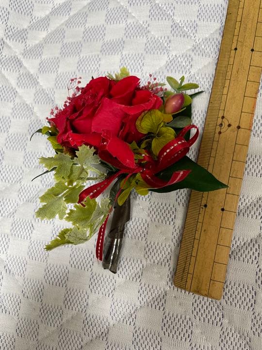 ブーケ　リストブーケ　ブートニア　5点セット　結婚式