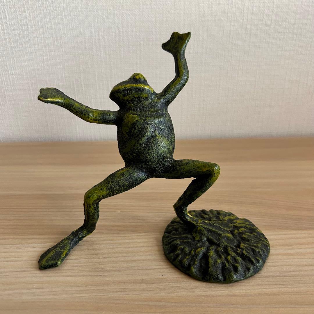 カエル　鋳物　鉄器　置物　セット　縁起物