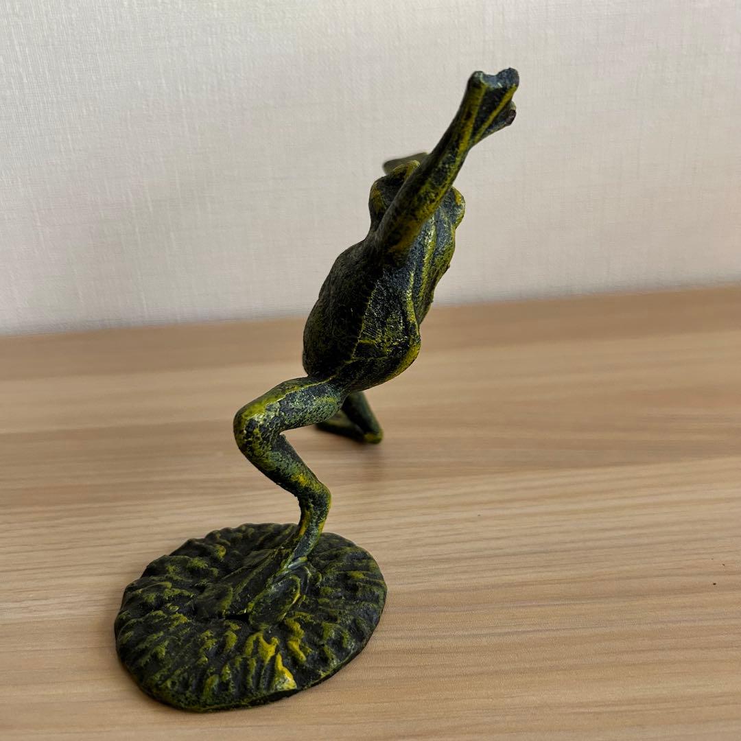 カエル　鋳物　鉄器　置物　セット　縁起物