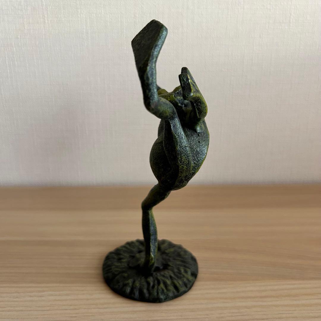 カエル　鋳物　鉄器　置物　セット　縁起物