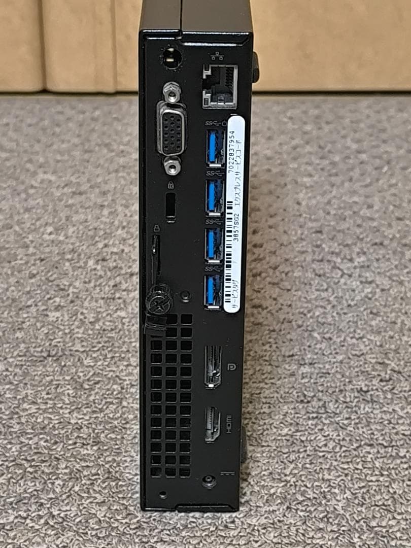 Windowsデスクトップ Optiplex 7040Micro i5-6600 8GB SSD128GB