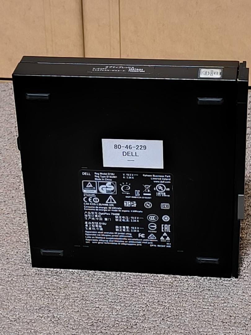 Windowsデスクトップ Optiplex 7040Micro i5-6600 8GB SSD128GB