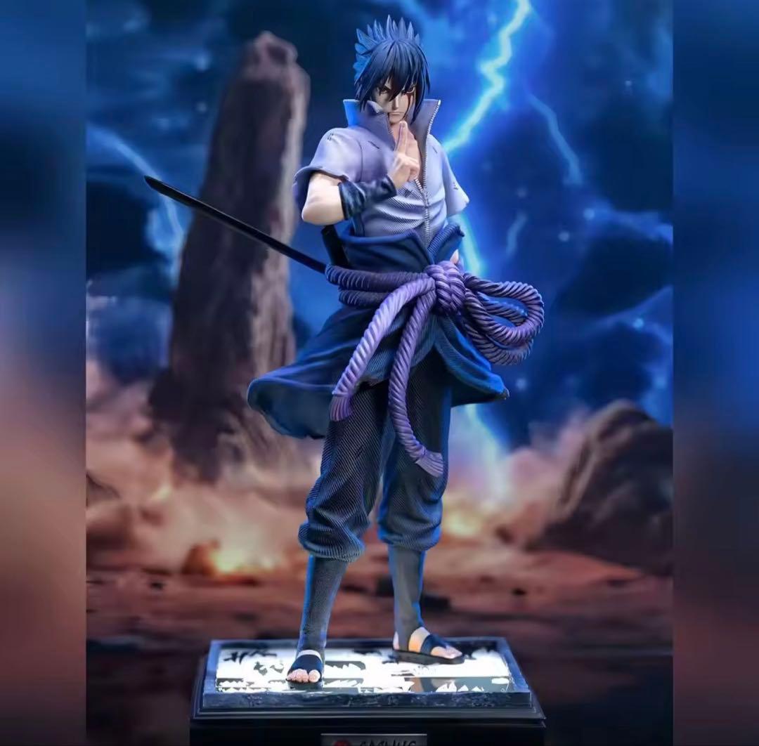 【新品未使用】ナルト NARUTO 疾風伝 うちはサスケ フィギュア 海外輸入