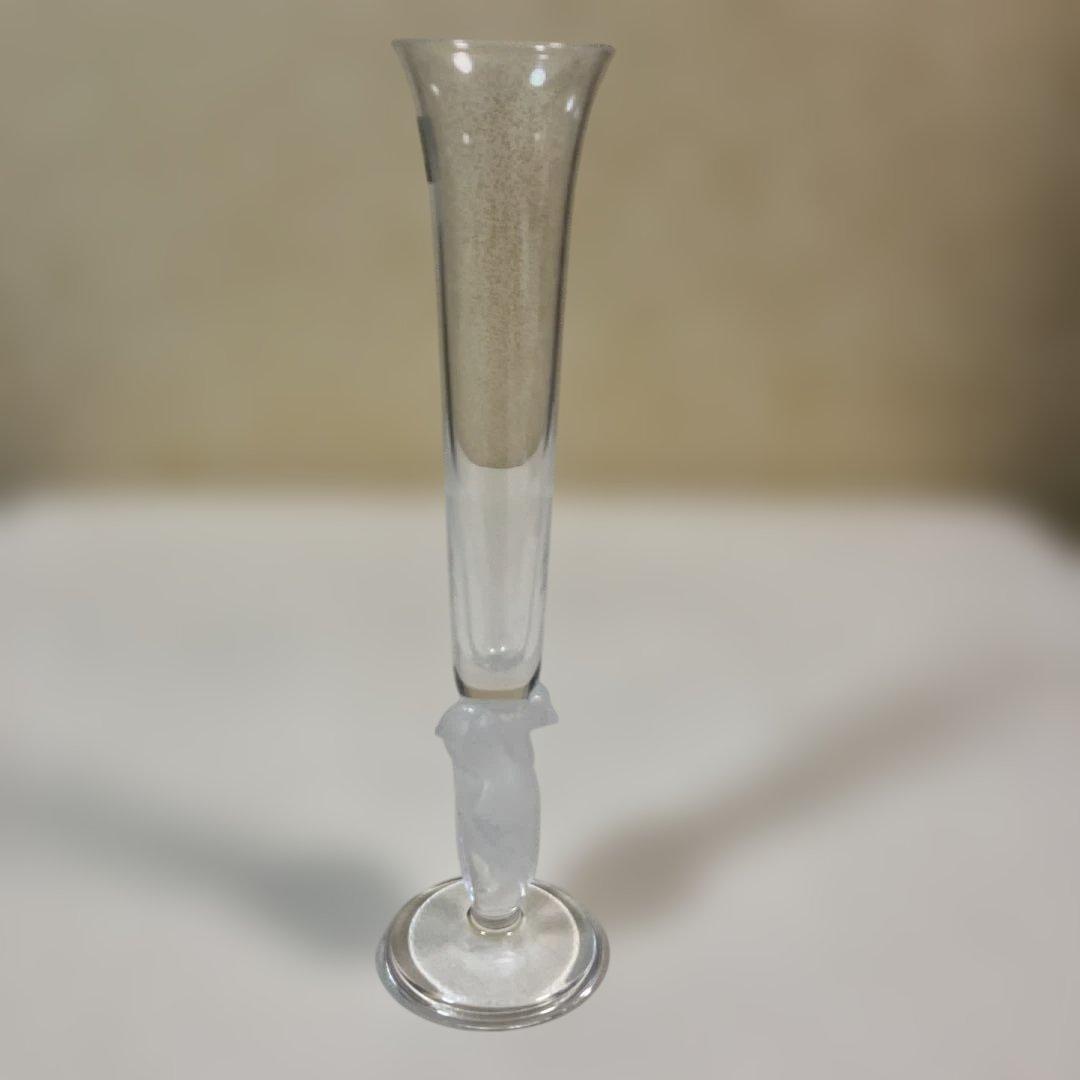 HOYACRYSTAL 透明ガラス 一輪挿し