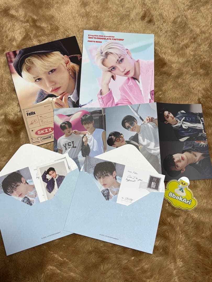 最終値下げ✨️StrayKids Felix Bbok Ari トレカ&ぬいぐるみ
