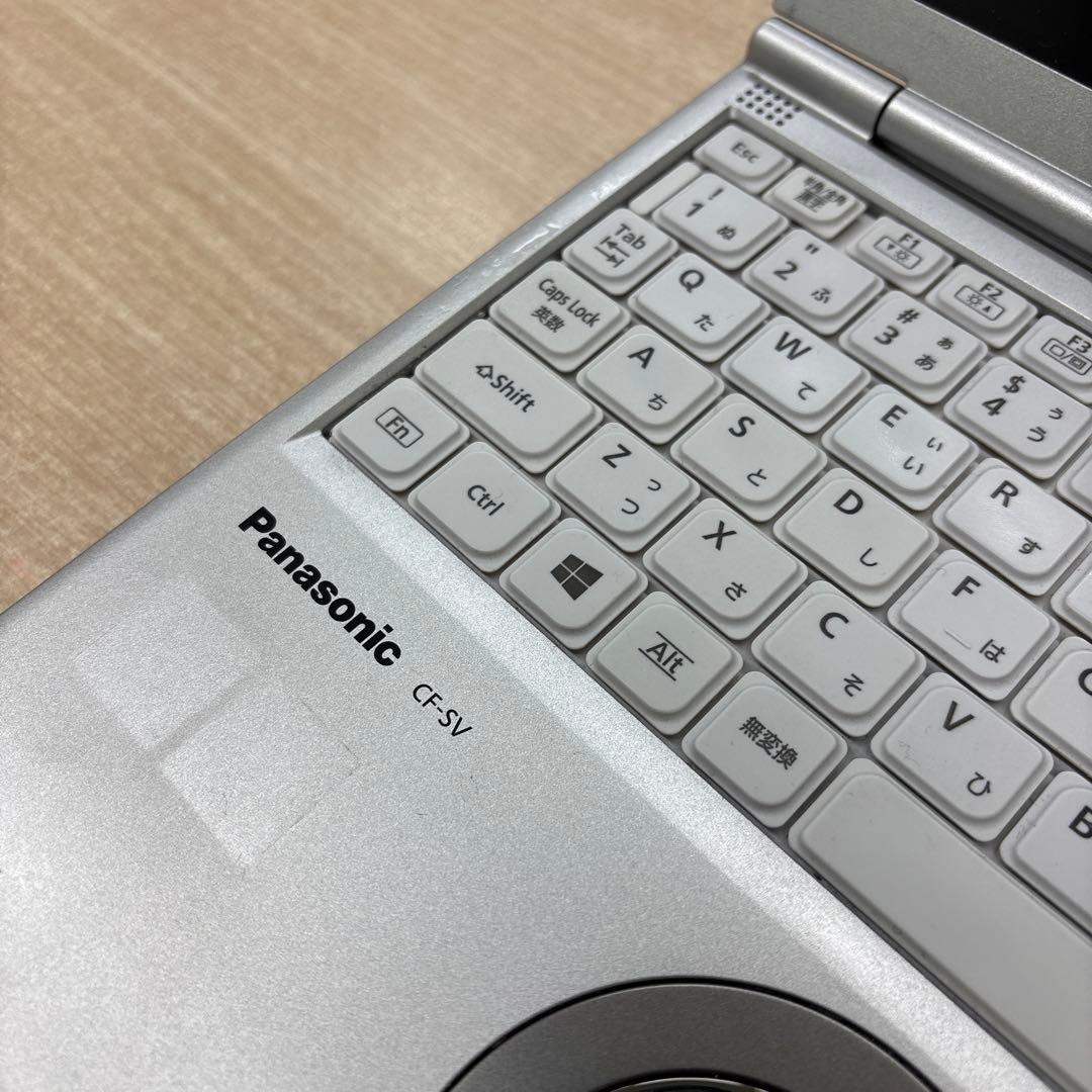 【良品】Panasonic Let's note シルバー ノートPC