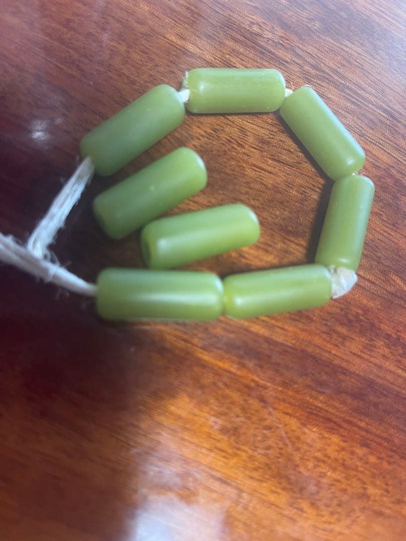 古玉　古砡　玉石　砡石　ブレスレット