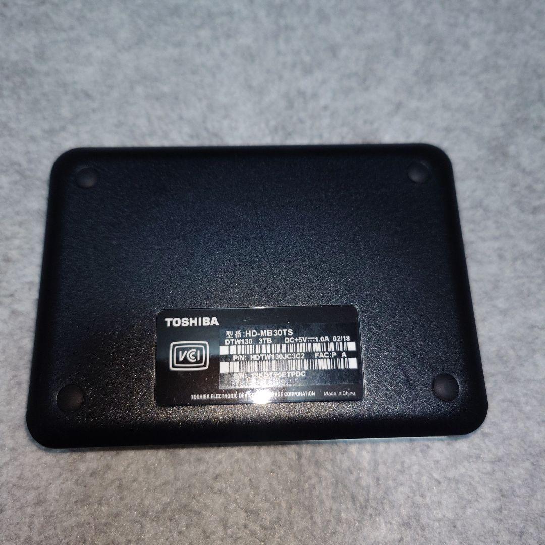 TOSHIBA 外付けHDD HD-MB30TS 3TB