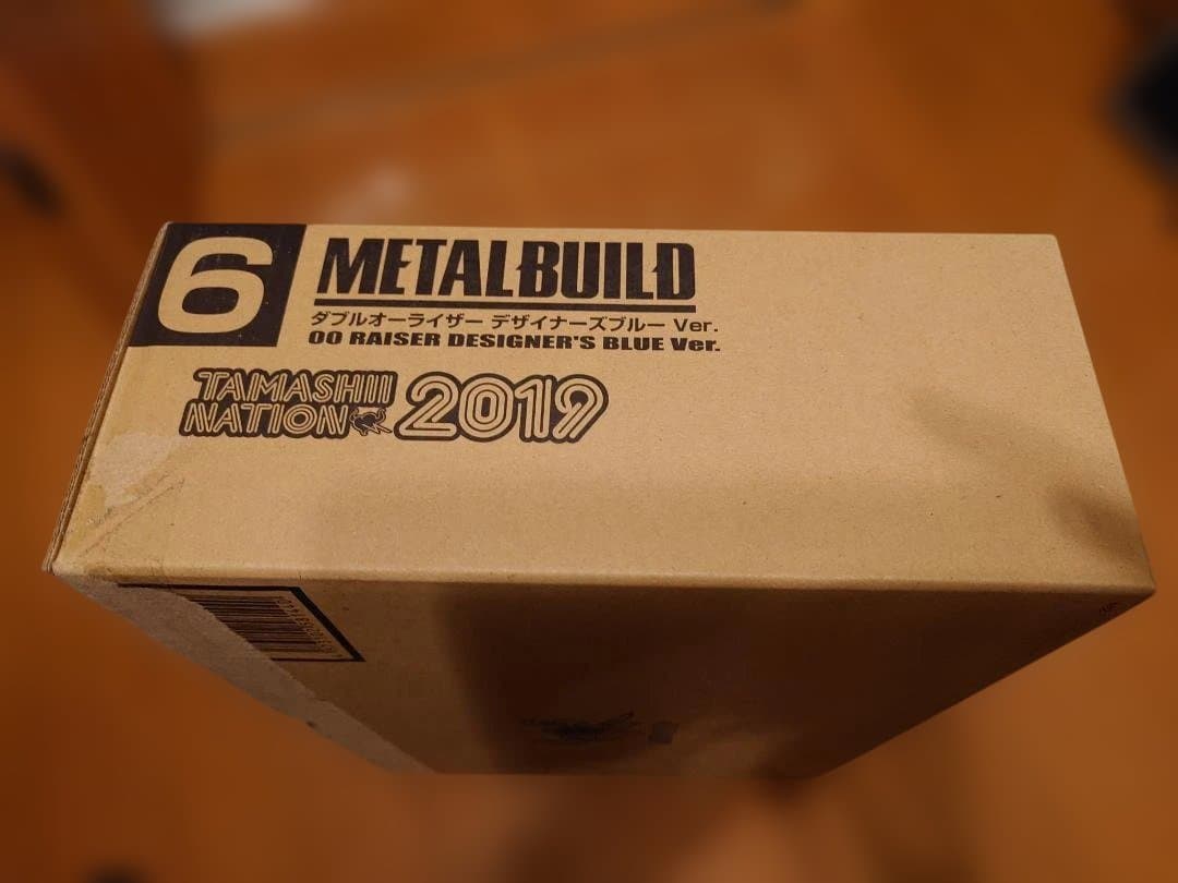 【輸送箱のみ開封　L BUILD ダブルオーライザー デザイナーズブルー