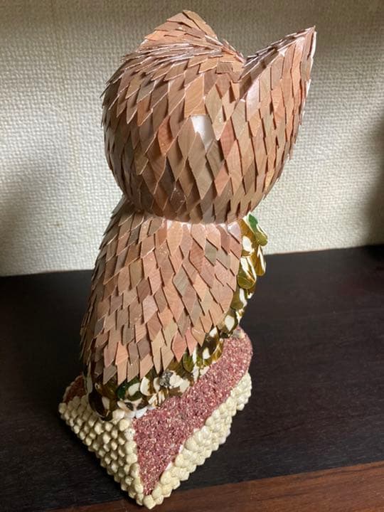 ふくろう置物　完全一点もの