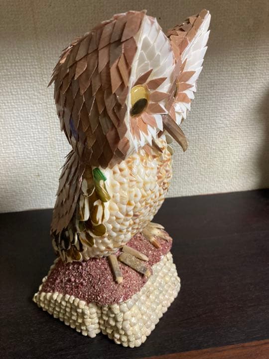 ふくろう置物　完全一点もの