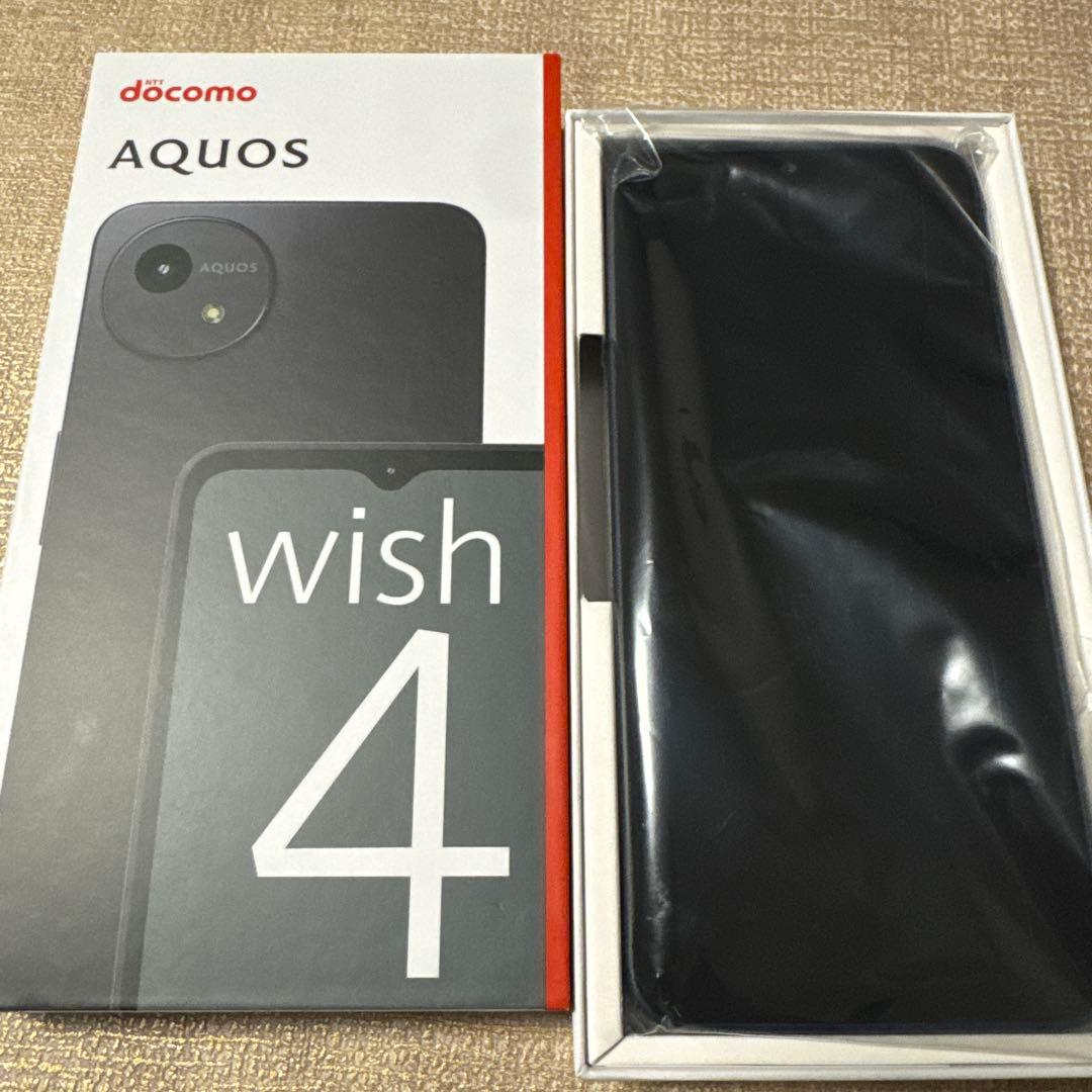docomo AQUOS wish 4 黒　SH-52E SIMフリー