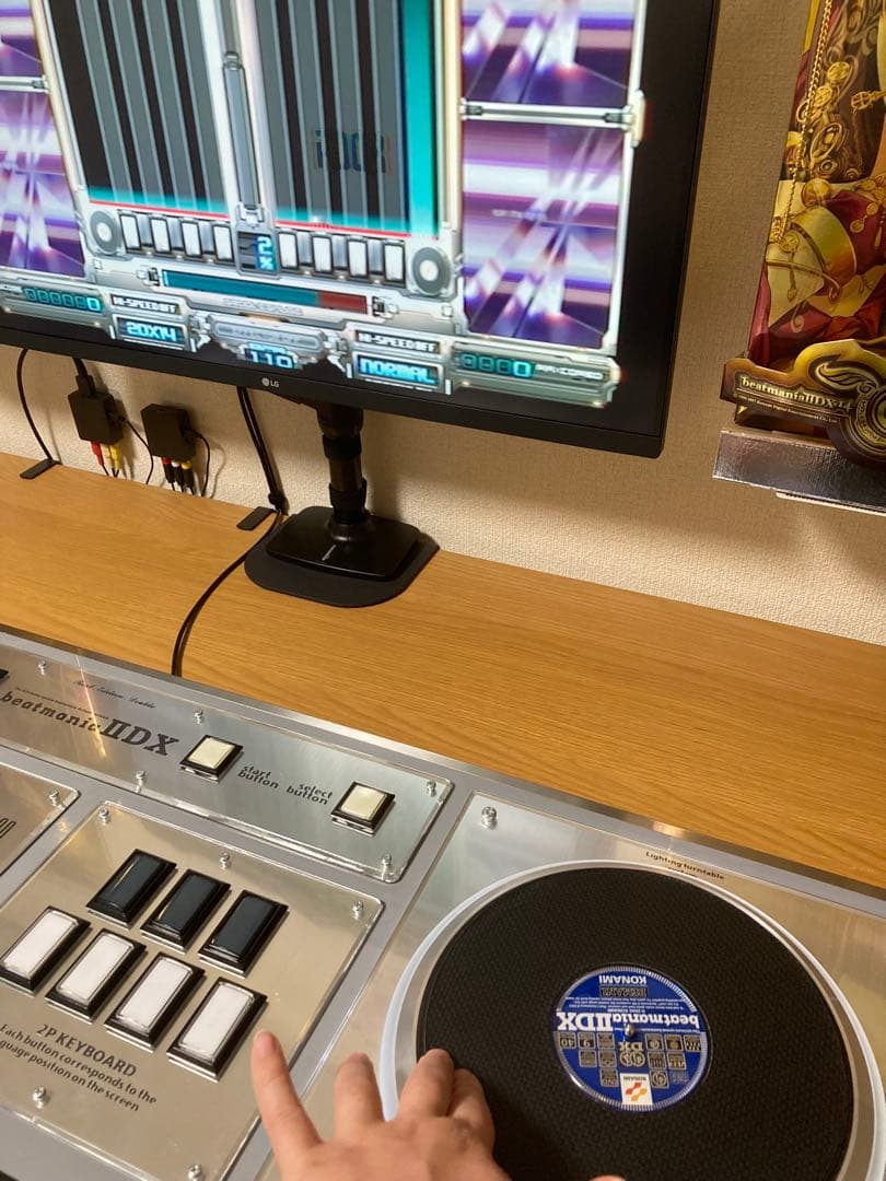 beatmania DAOコン　RED 新基板　コントローラー