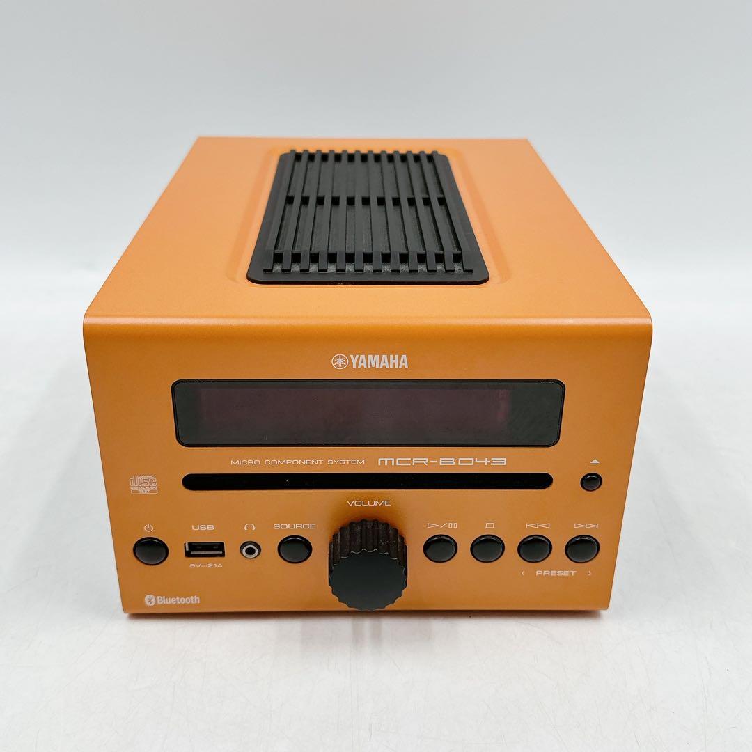 YAMAHA マイクロコンポーネントシステム MCR-B043 (D) オレンジ