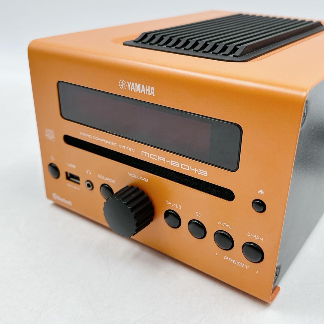 YAMAHA マイクロコンポーネントシステム MCR-B043 (D) オレンジ