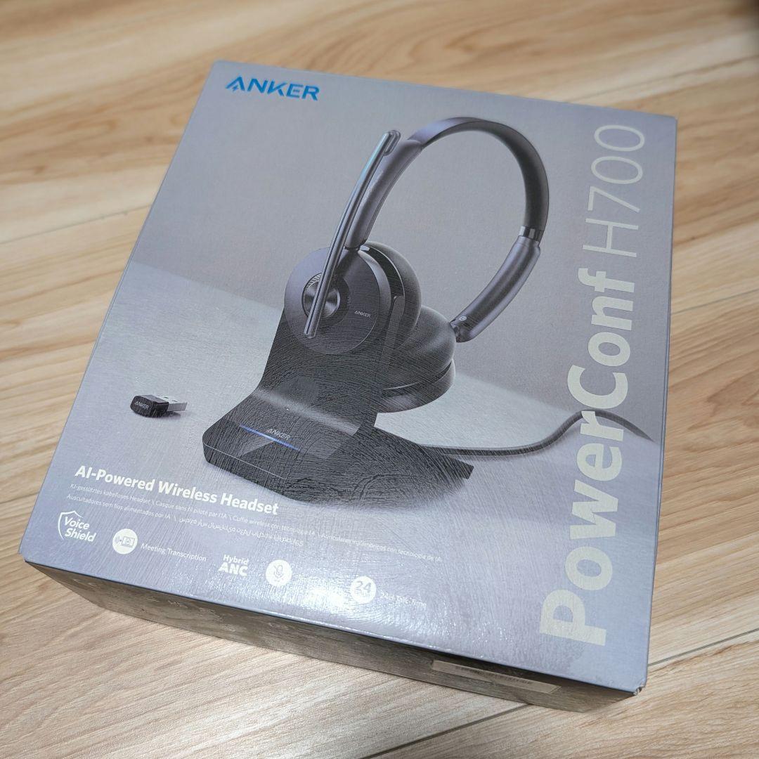 Anker PowerConf H700 ヘッドセット 充電スタンド付