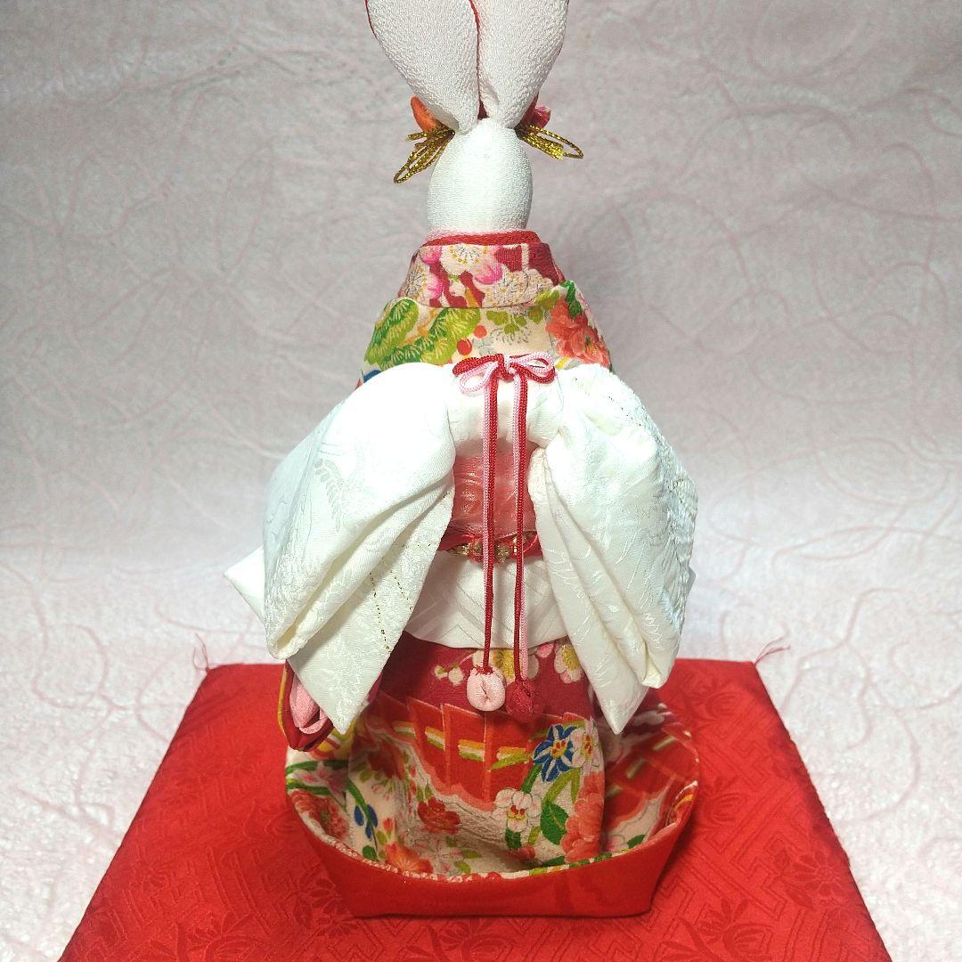 ちりめん細工 うさぎの新郎新婦