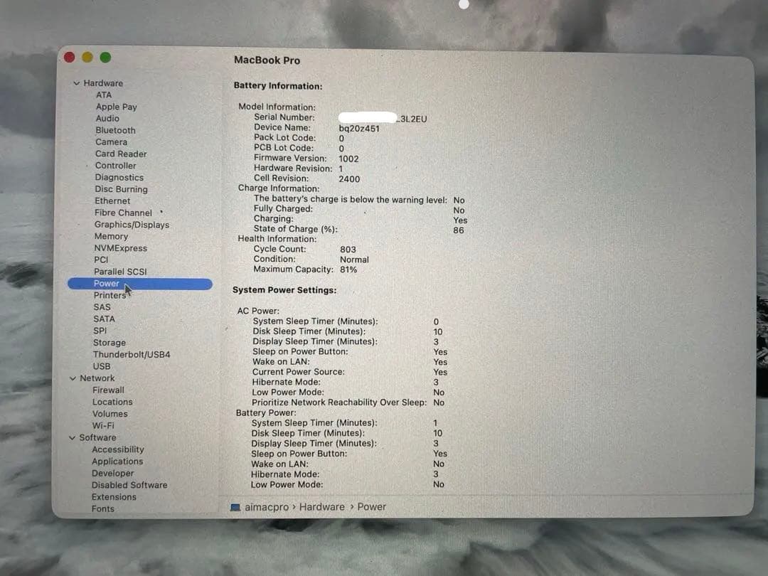 MacBook本体 M1 MacBook Pro 13inch 256GB