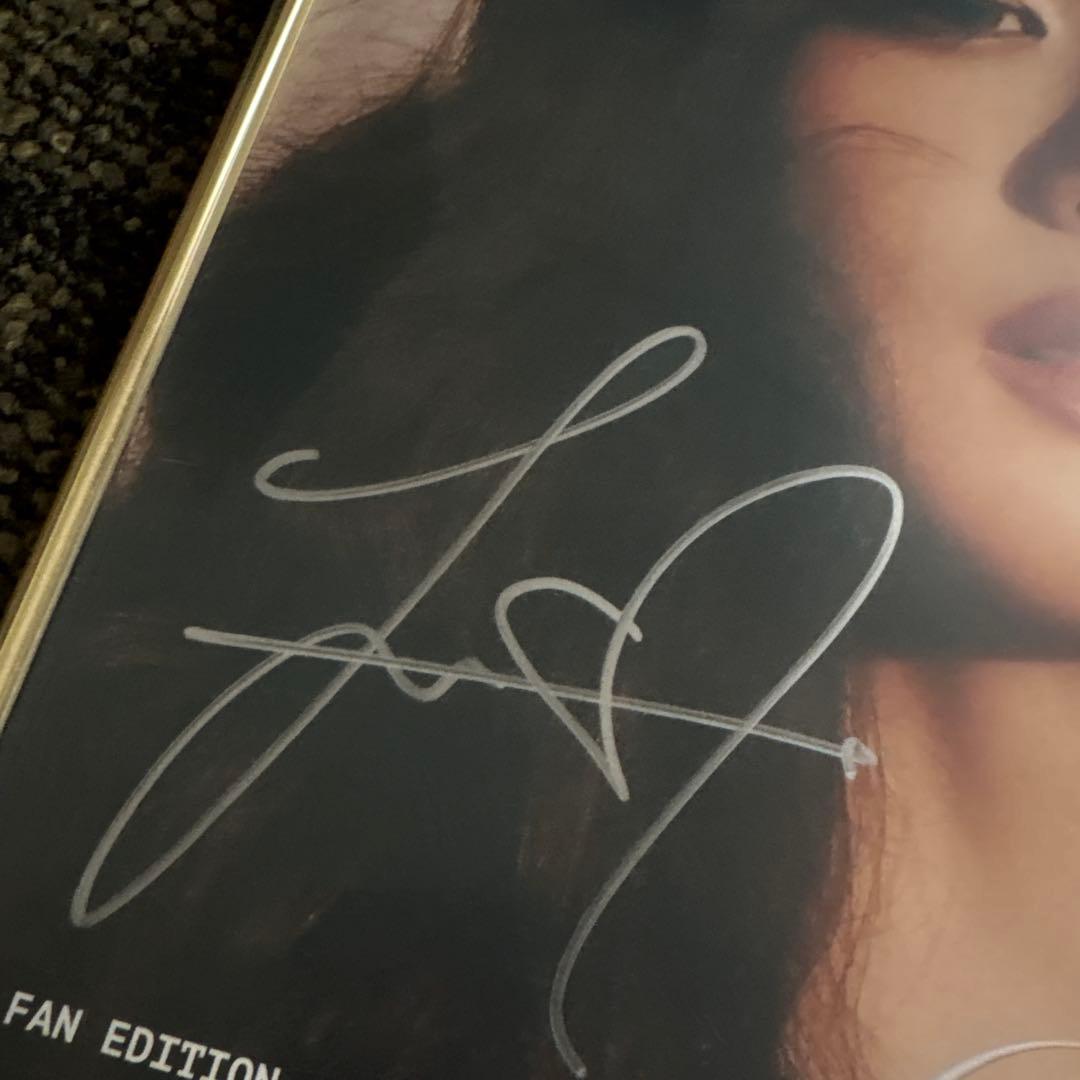 BLACKPINK ジス jisoo 直筆サイン入りポスター　額縁付き