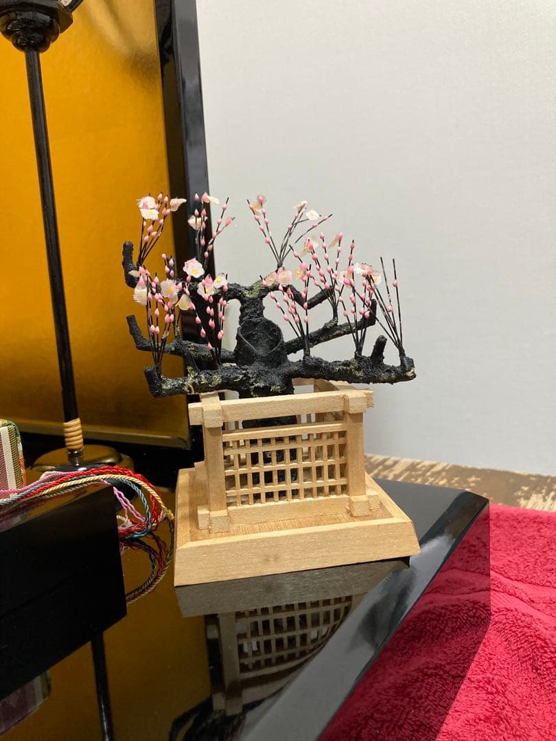 ★豊龍特製★高級★ケース・台座・屏風付き雛人形