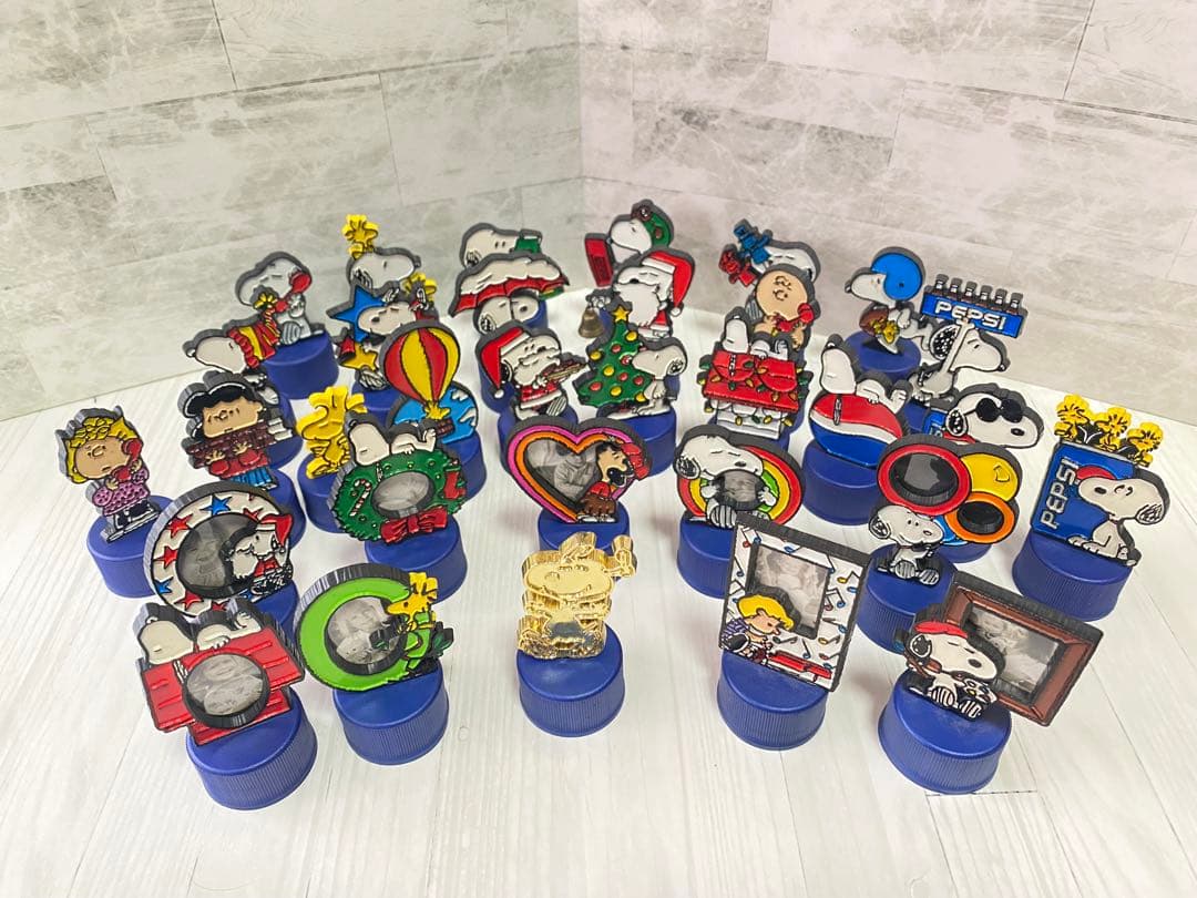 PEPSI スヌーピーボトルキャップ いろいろまとめ売り 125個レア含む