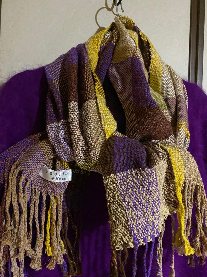 さをり織り　ストール